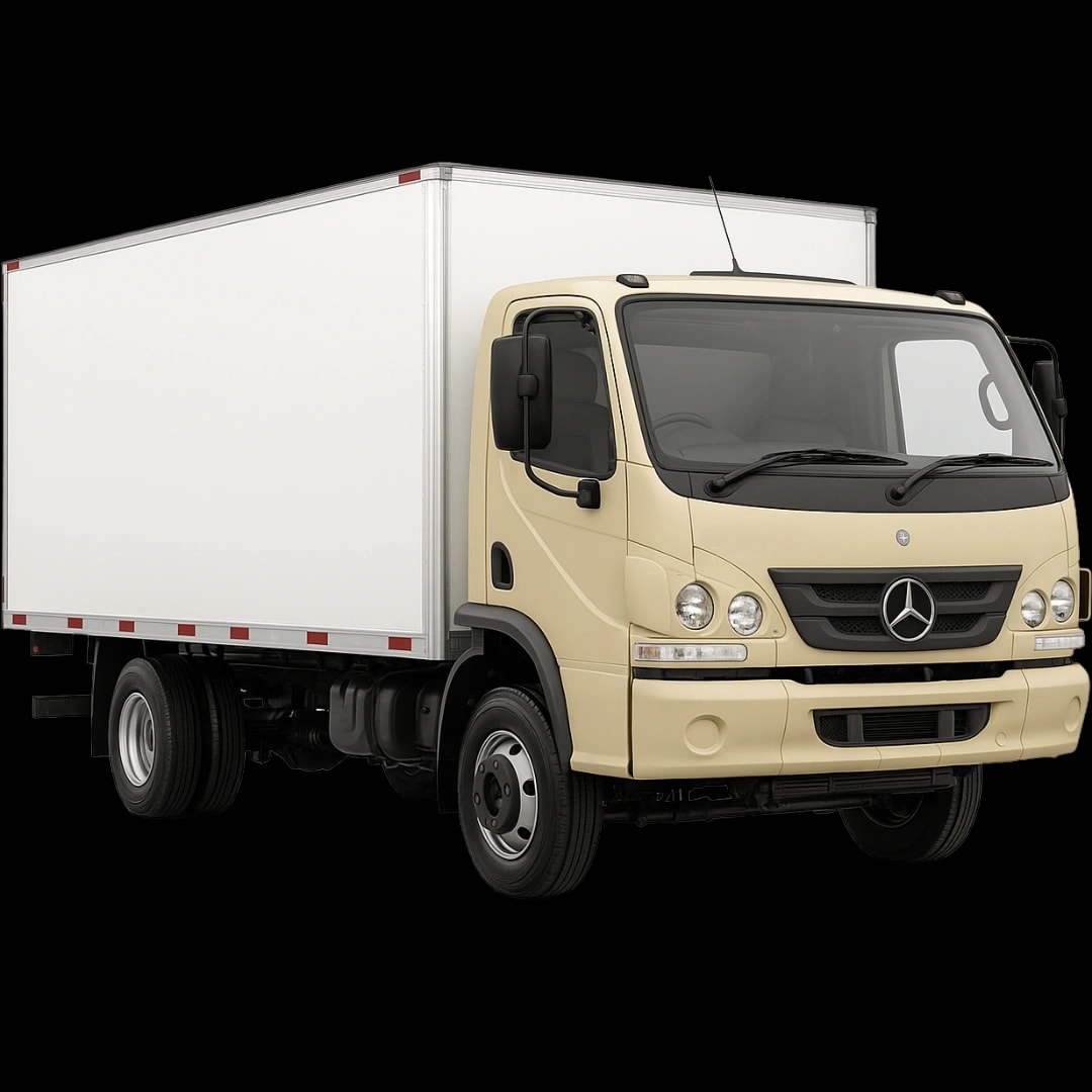 Caminhão 4X2 de 10/11 Ton com Baú de 34m³ Mercedes
